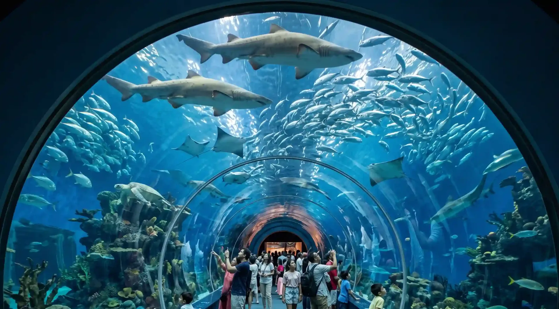 Dubai Mall Aquarium and Underwater Zoo Tour