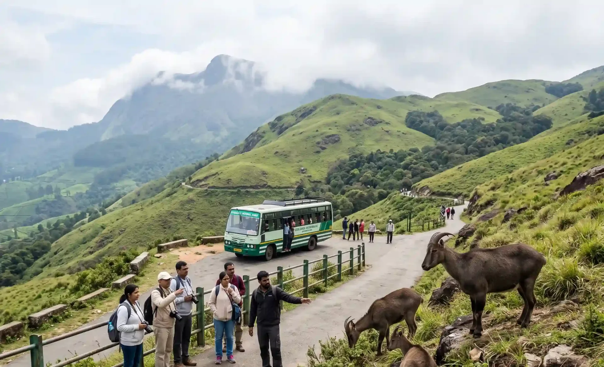 Eravikulam National Park Safari, Munnar | Tahr Tour